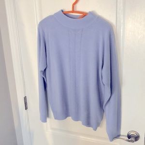 Periwinkle Mockneck Sweater